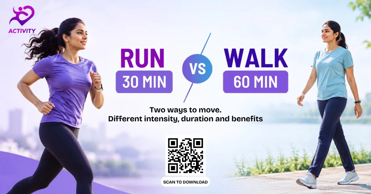 Is It Better to Run for 30 Minutes or Walk for 1 Hour
